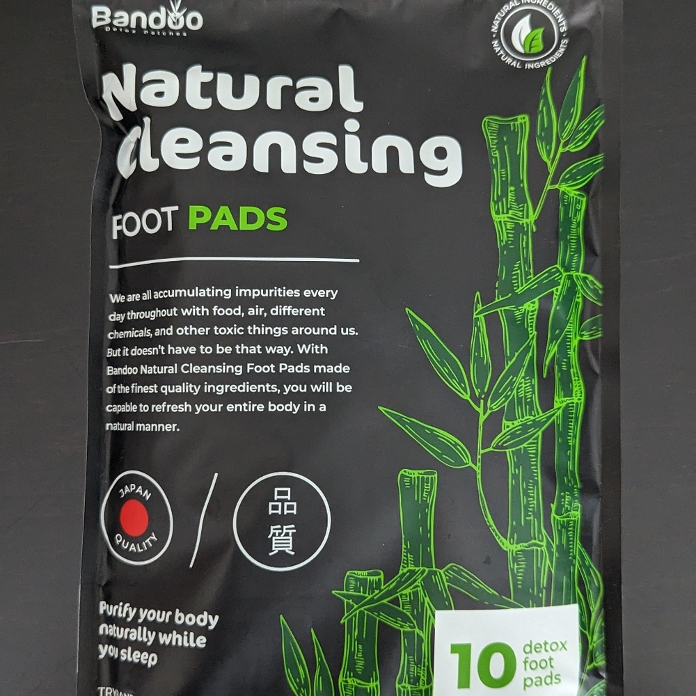 Bandoo natural cleansing foot pads